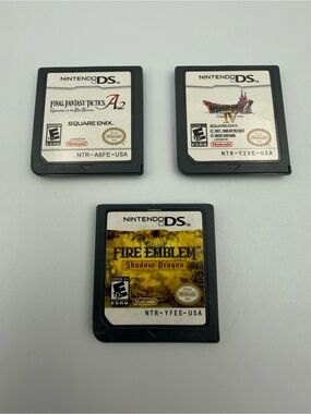 Fire Emblem Shadow Dragon + Dragon Quest IV + Final Fantasy Tactics A2 DS